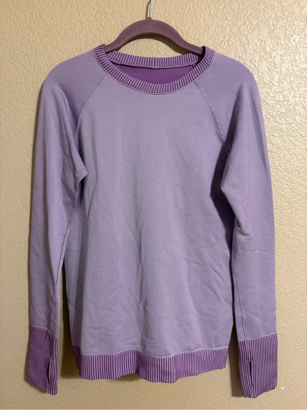 Lululemon Rest Less Pullover Wisteria/Purple Long Sleeve Top